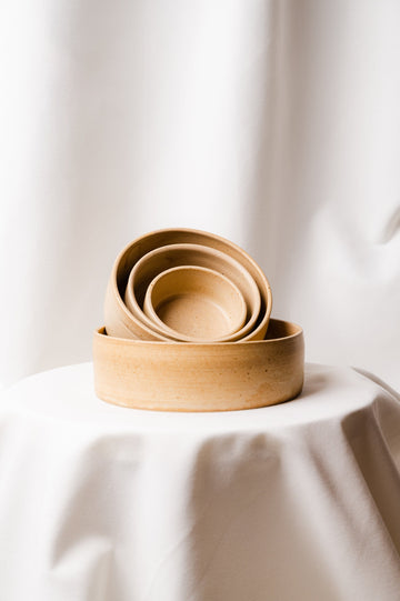 Ceramic Bowl Circle Mocca